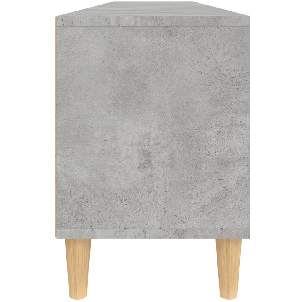vidaXL 3 Drawer 3 Shelf Concrete Grey TV Cabinet Image 6