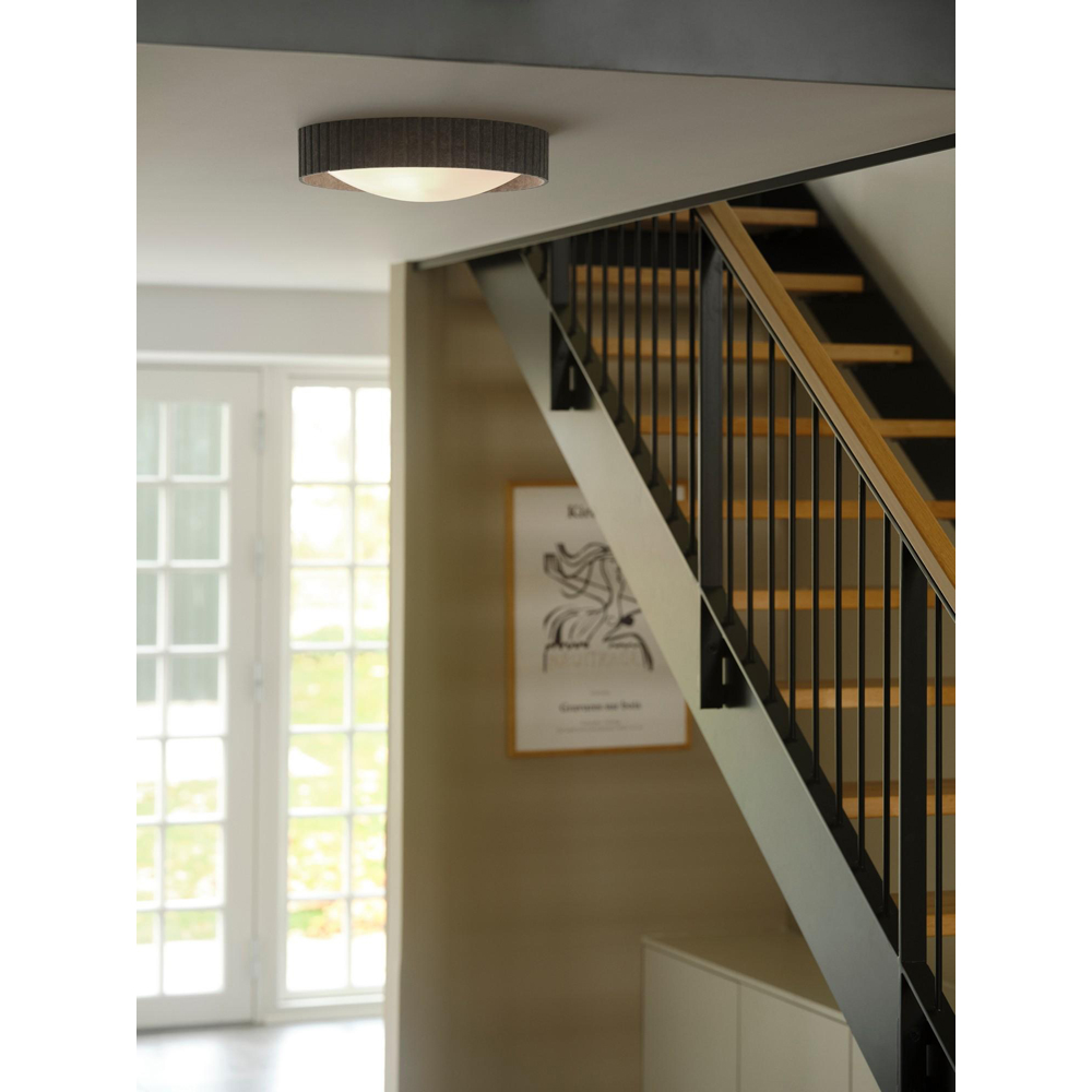 Nordlux Corato Grey Flush Mount Ceiling Light Image 2