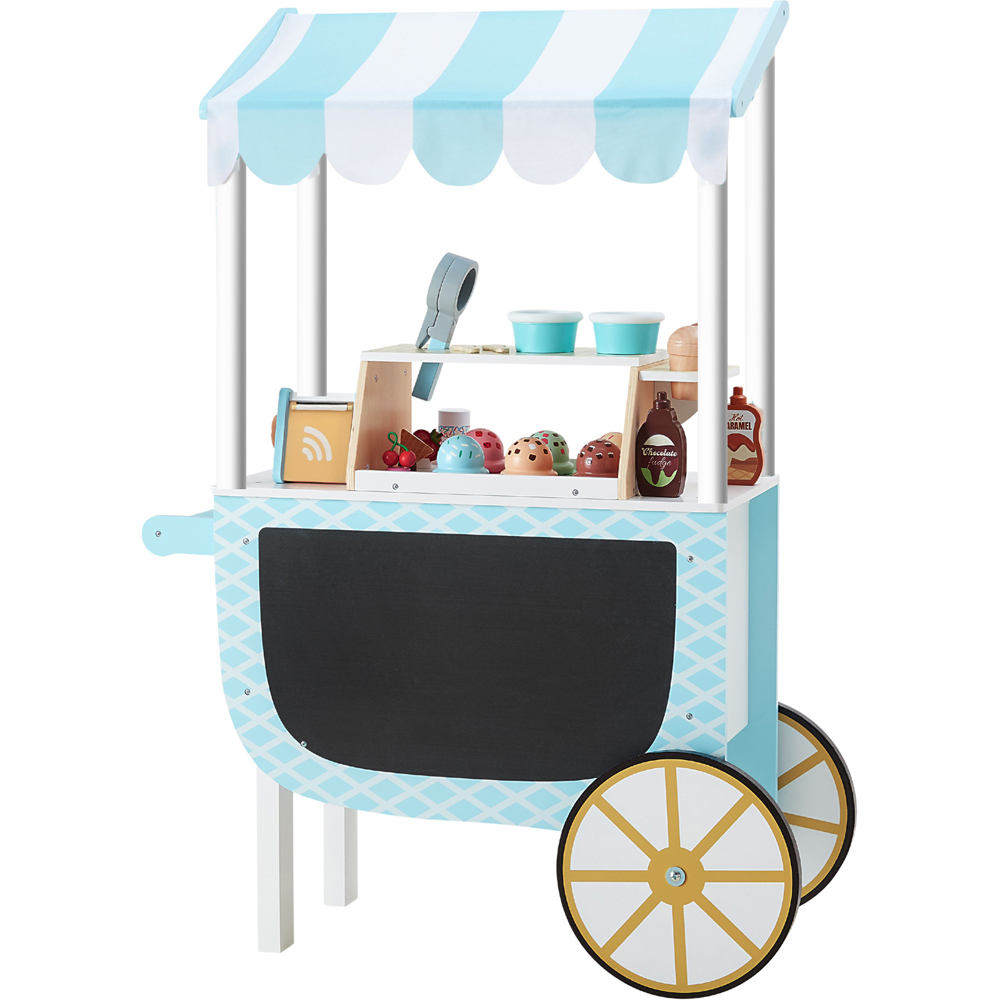 Teamson Kids My Little Helper Toy Ice Cream Cart Image 1