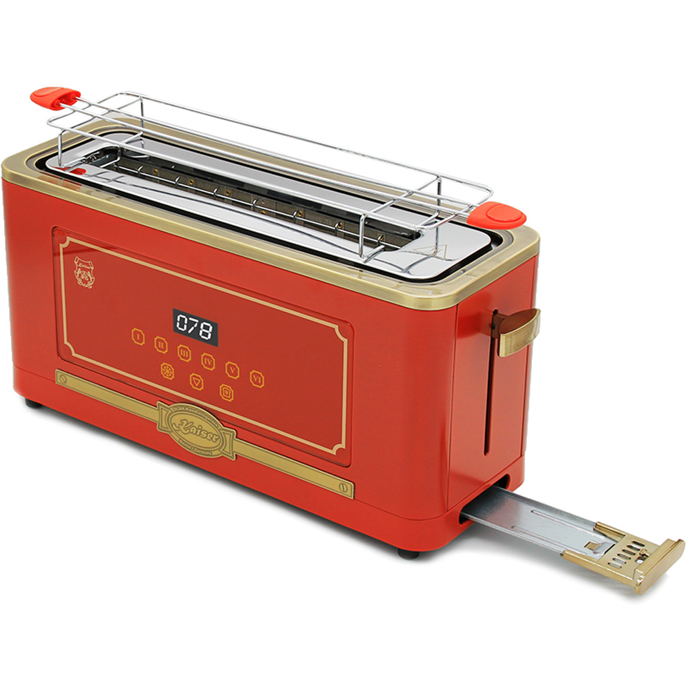 Kaiser Empire Vintage Bordeaux Red Electric Toaster Image 3