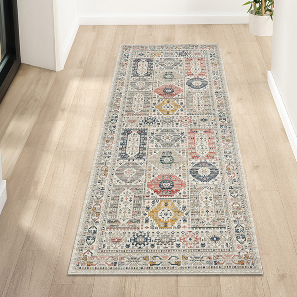 Portland Urco Ella Nuevo Cream Textured Runner Rug 66 x 200cm Image 1