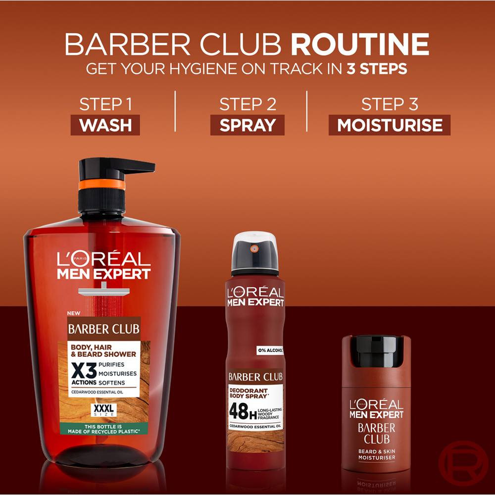 L'Oreal Men Expert Barber Club Shower Gel Image 3