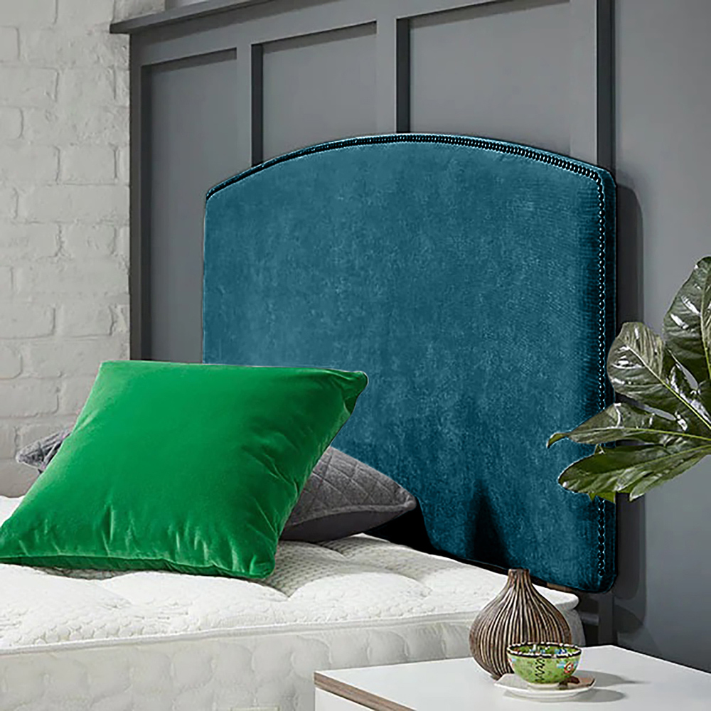 Eleganza Home Russo Double Teal Naples Strutted Headboard Image 2