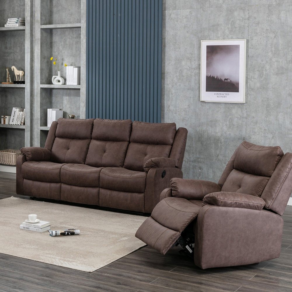 Brooklyn Casey 3 Seater Manual Recliner Sofa Image 3