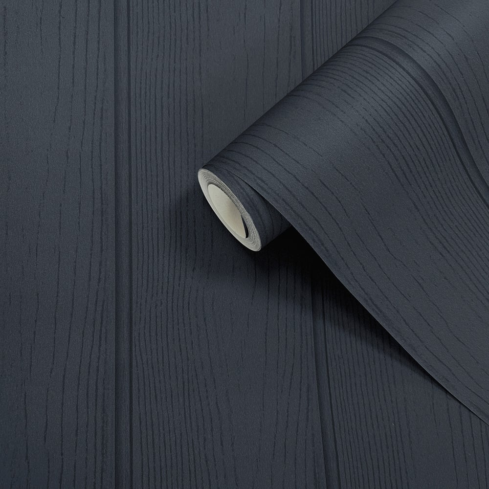 Holden Decor Tongue and Groove Navy Wallpaper Image 2