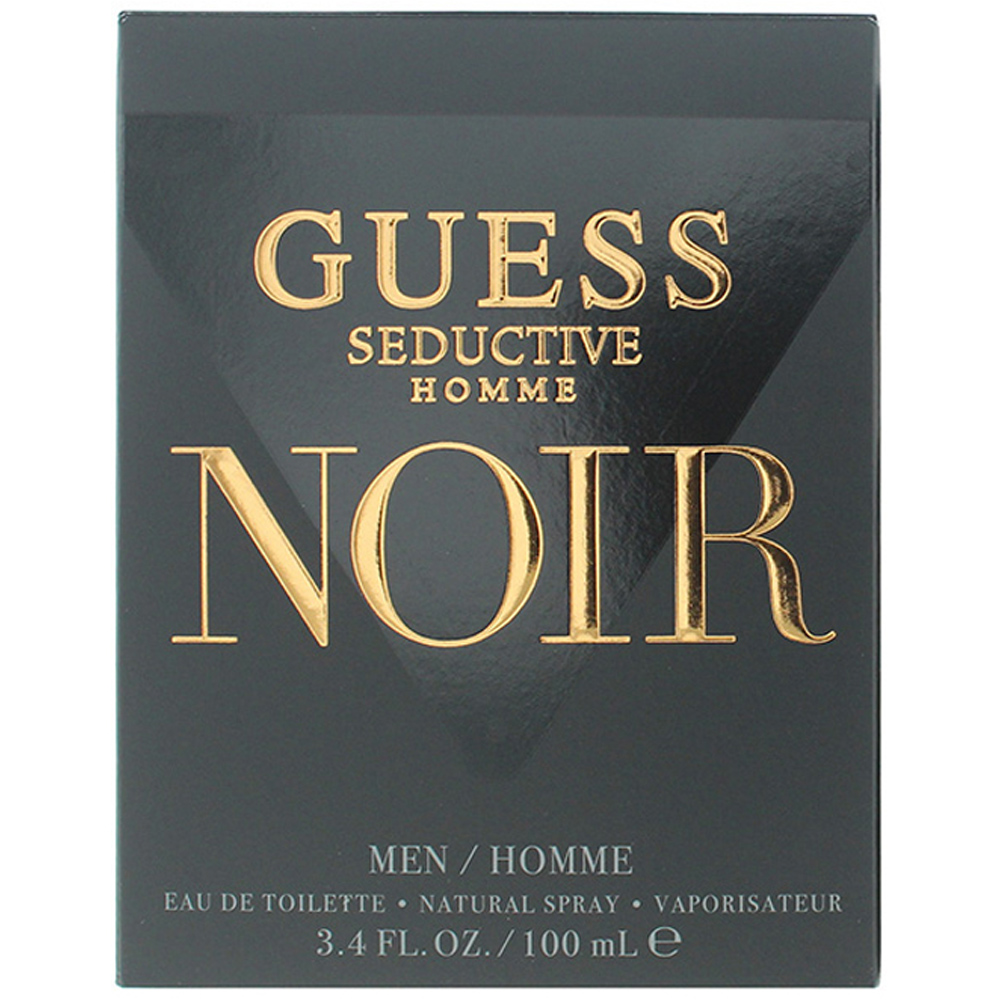 Guess Seductive Homme Noir Eau de Toilette 100ml Image 3