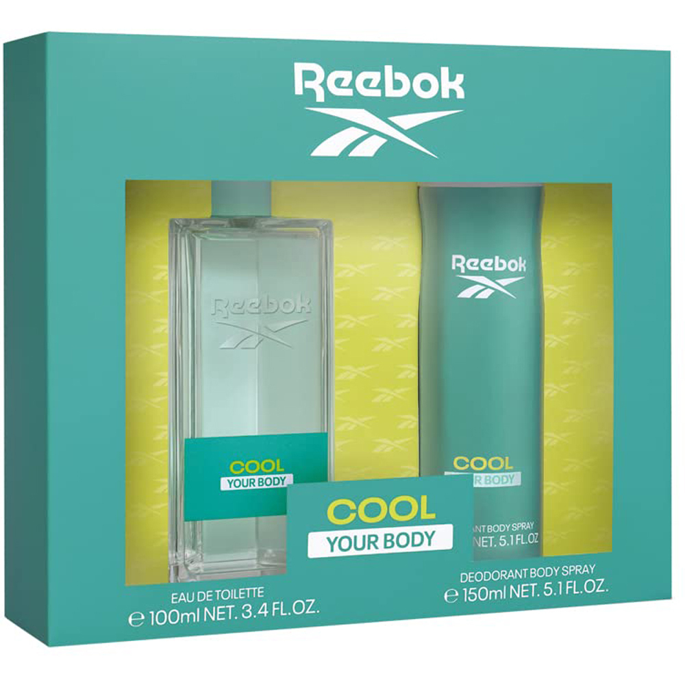 Reebok Cool Your Body Eau De Toilette 100ml Gift Set Image