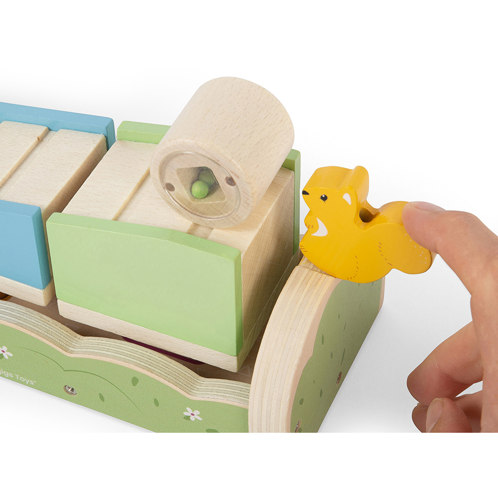 Bigjigs Toys Wooden Squirrel Ramp Sorter Game Image 4