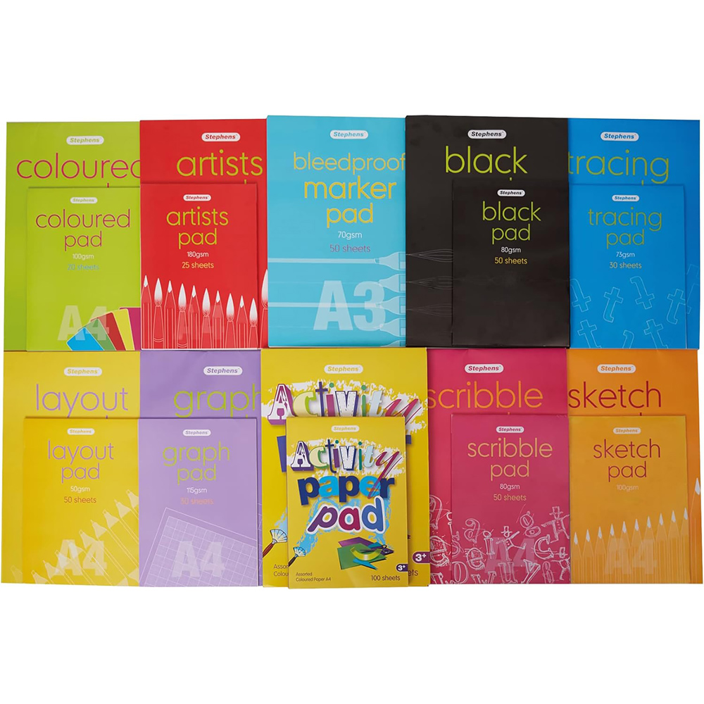 Stephens A4 White Layout Pad 50 Sheets 50gsm Image 6
