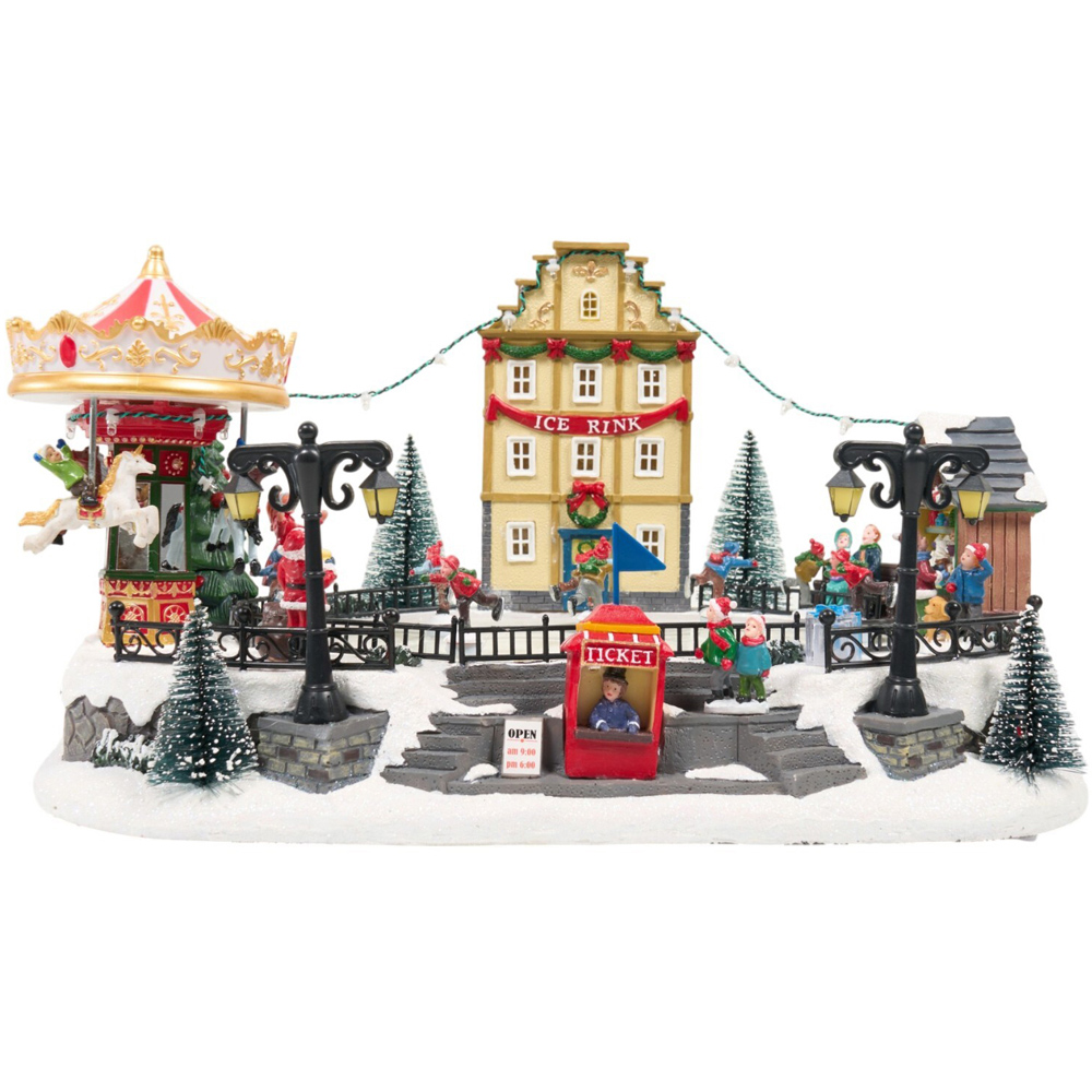 Ice Skating Christmas Model Image 5
