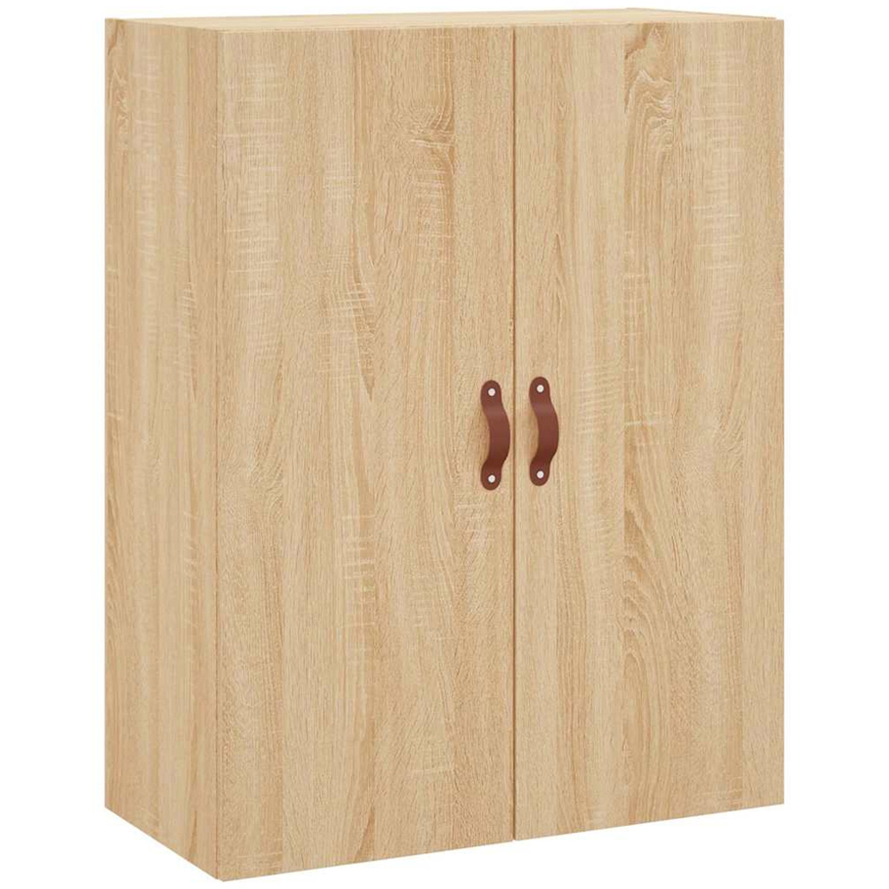 vidaXL 2 Door Brown Sonoma Oak Wall Mounted Cabinet 2 Pack Image 5