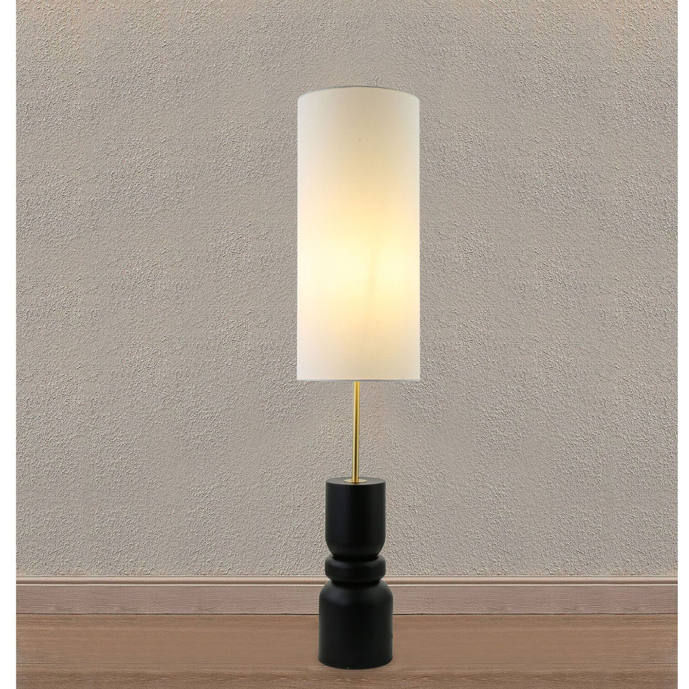 Ramona Floor Lamp - Black and Gold Image 6