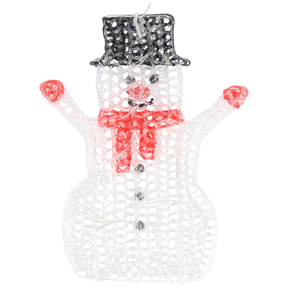 Acrylic LED Christmas CharacterRed or White Image 8