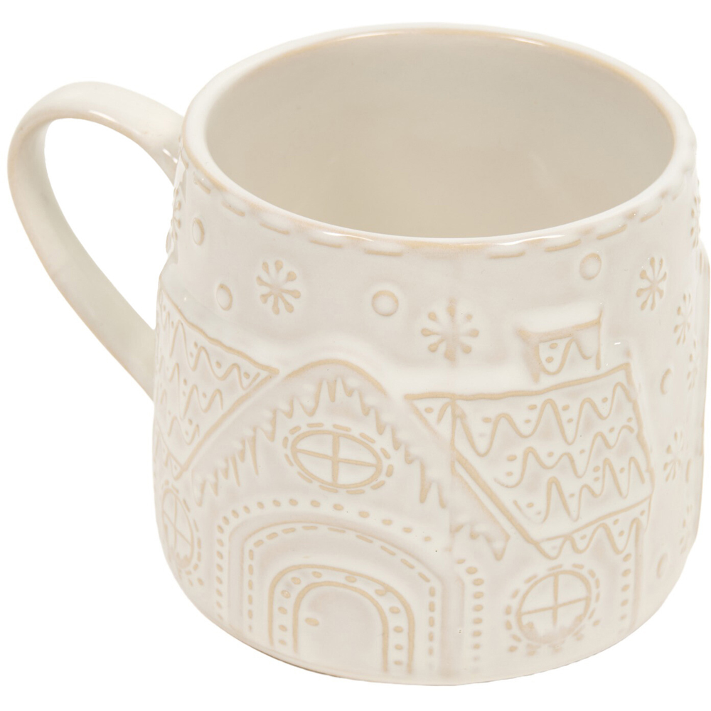Gingerbread House or Man Embossed Mug Image 6
