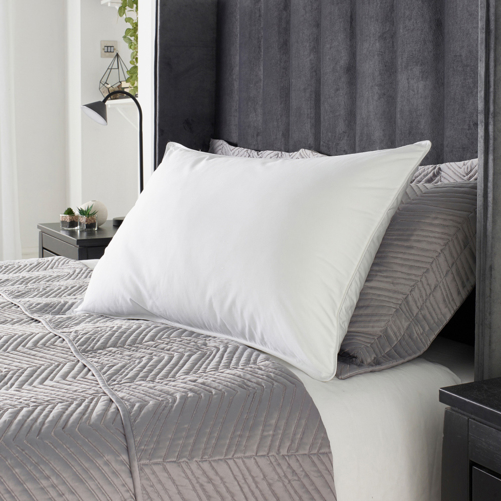 Downland Duck Feather Piped Pillow Image 2