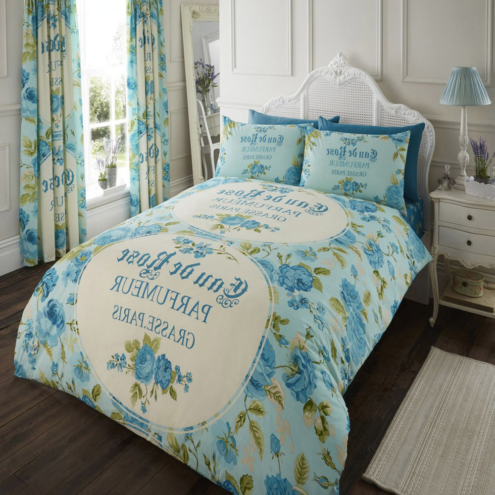 Smart Living Iola King Teal Duvet Cover Set Image 3