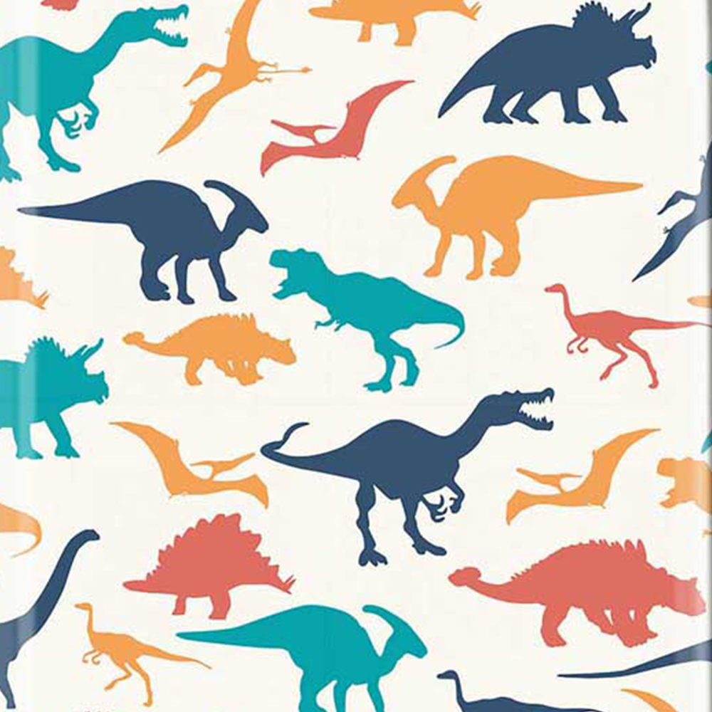 Warren Reed Designer Cabin Multicoloured Dinosaurs Suitcase Image 3