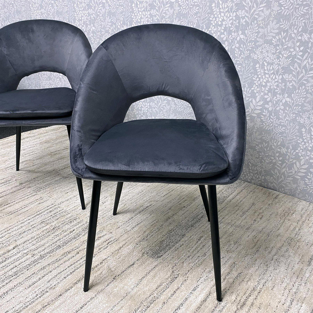 Kosy Koala 4 Seater Wooden Dining Set Grey Image 2