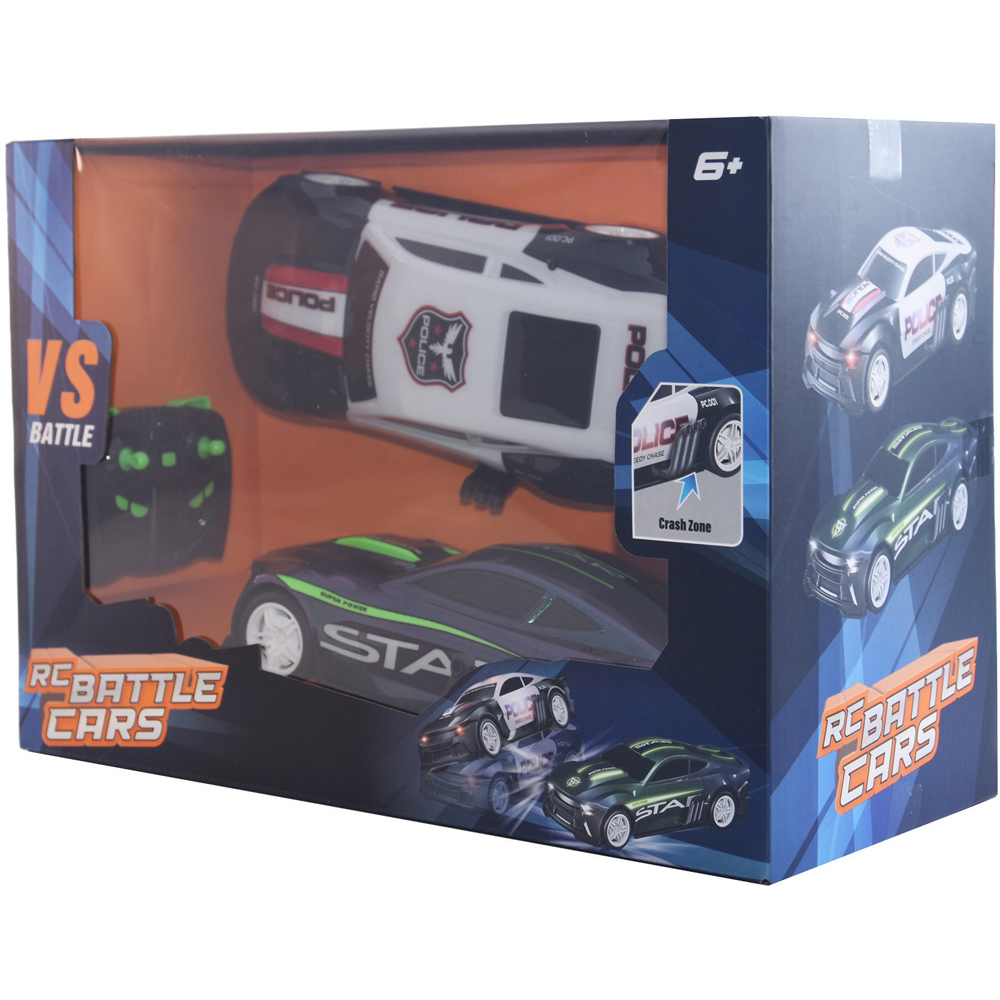 Pack of 2 Remote Controlled Battle Cars Image 3