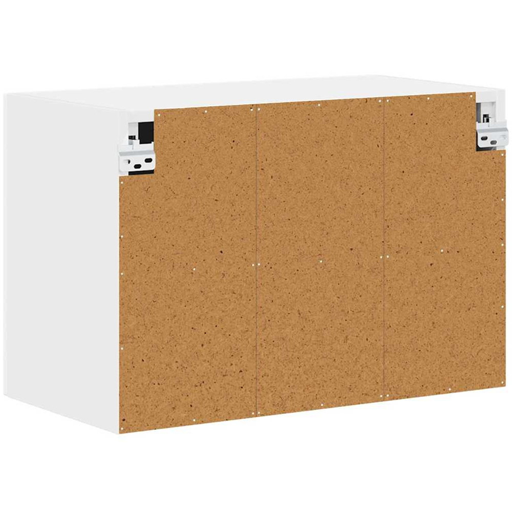 vidaXL Kalmar 2 Door High Gloss White Wall Mounted Kitchen Cabinet Image 8