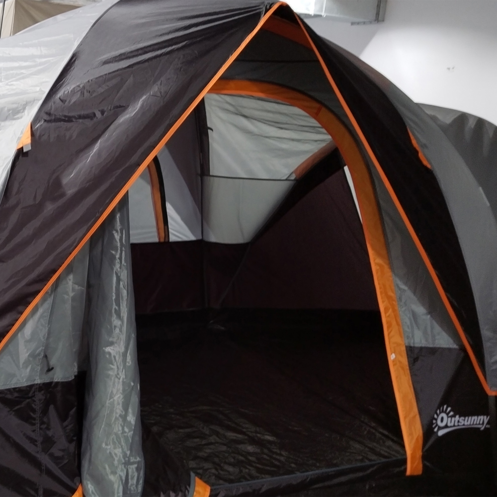 Outsunny 5-6 Person Camping Tent Multicolour Image 4