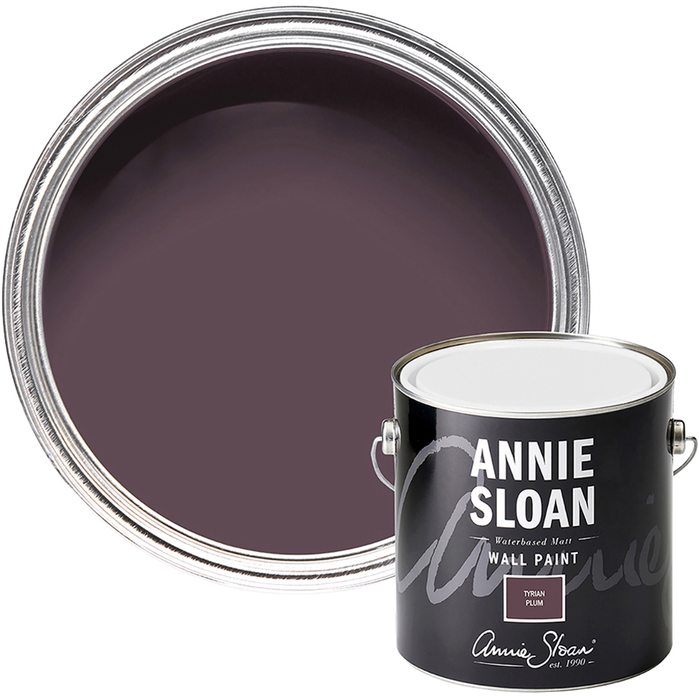Annie Sloan Tyrian Plum Matt Wall Paint 2.5L Image 1