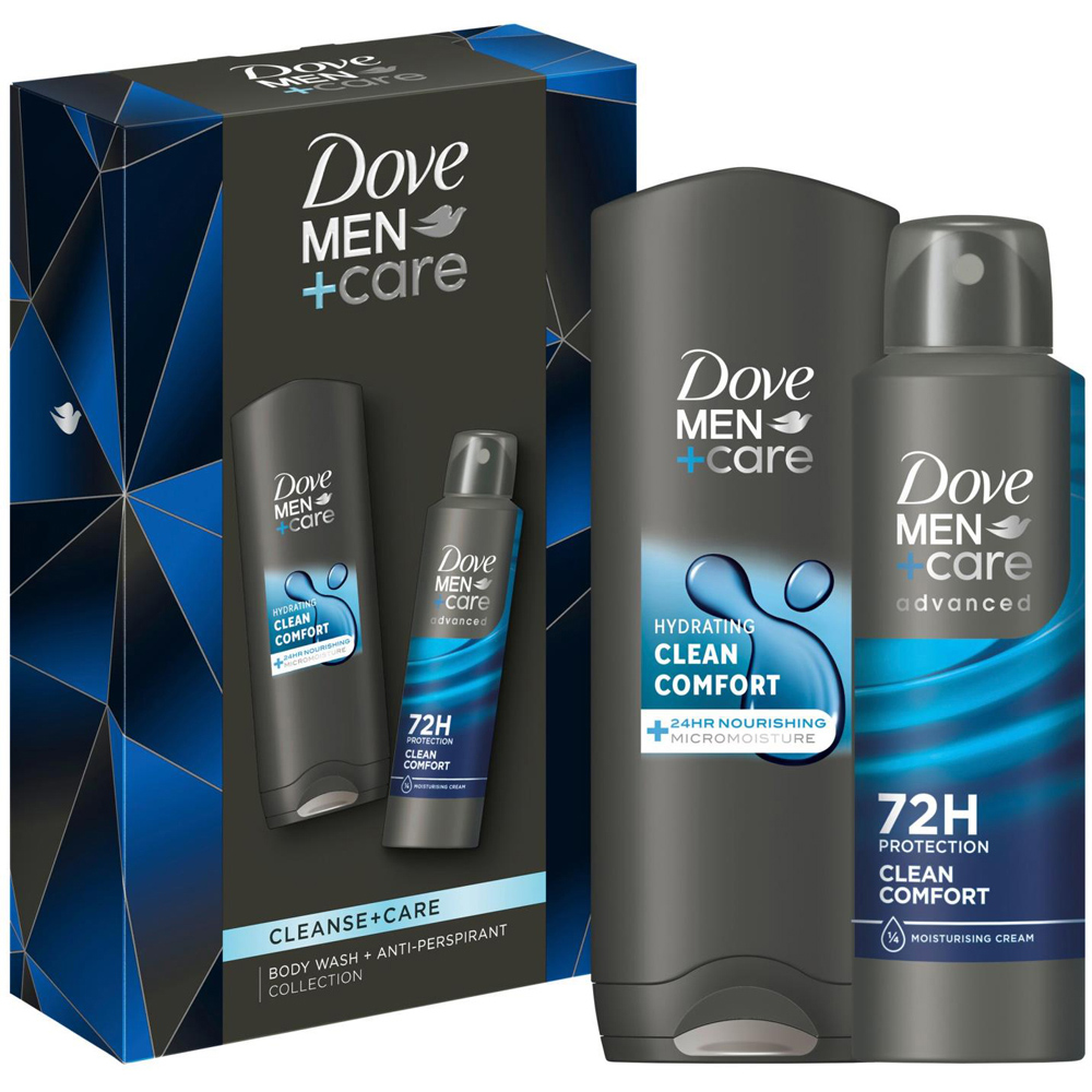 Dove Men+Care Cleanse+Care Duo Gift Set 3 Pack Image 6
