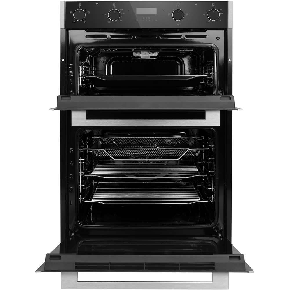 Russell Hobbs RH89DEO2003BS Black and Stainless Steel 89cm Built-In High Electric Double Oven Image 3