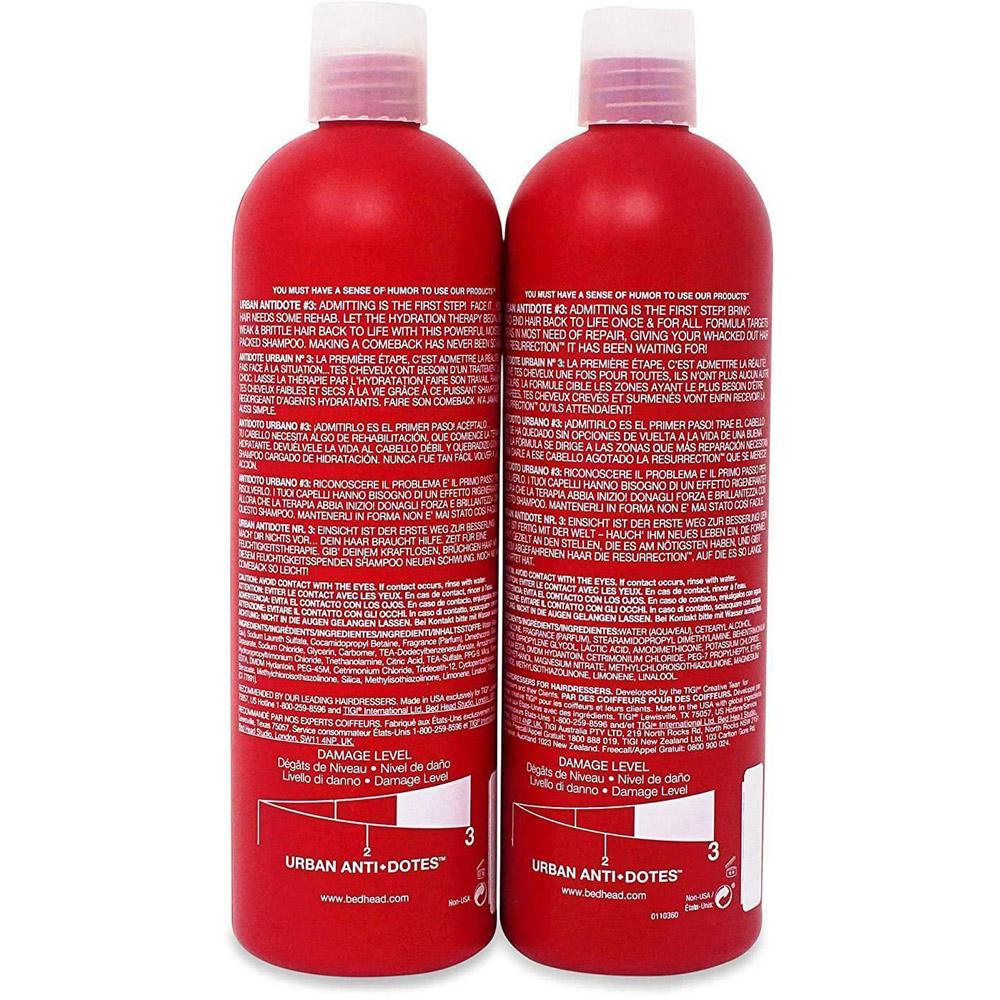 TIGI Bed Head Urban Antidotes Resurrection Shampoo and Conditioner Set 750ml Image 3