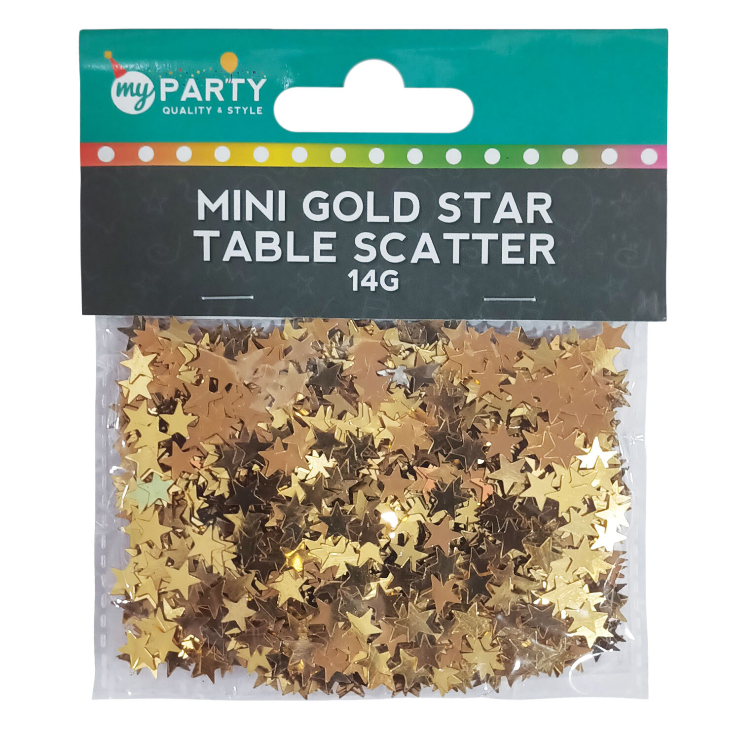 Mini Confetti Stars - Gold Image