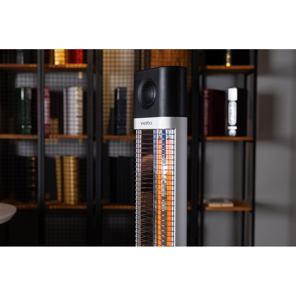 Veito CH1800RE Black Freestanding Indoor Infrared Heater 1800W Image 5