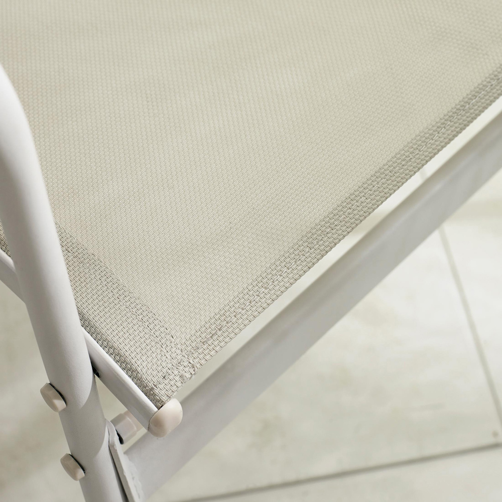 Furniturebox Rafina 4 Seater Cream Outdoor Chairs Set Image 4