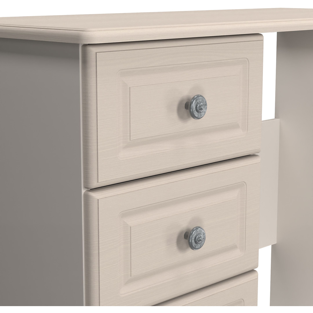 Crowndale Pembroke 3 Drawer Kashmir Ash Vanity Dressing Table Ready Assembled Image 5
