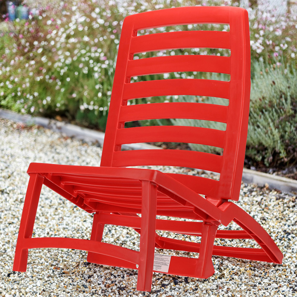 Rio Red Foldable Chair Image 1