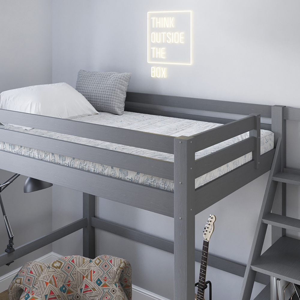 Noomi Studio Double Grey Lofted High Sleeper Image 6