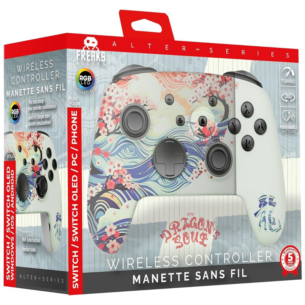 Freaks and Geeks Dragon Blossom Nintendo Switch 2 Wireless Controller Image 4