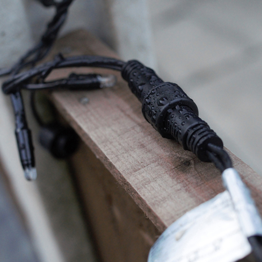 Eagle Connect 240 Warm White LED Black Icicle Light 10m Image 3