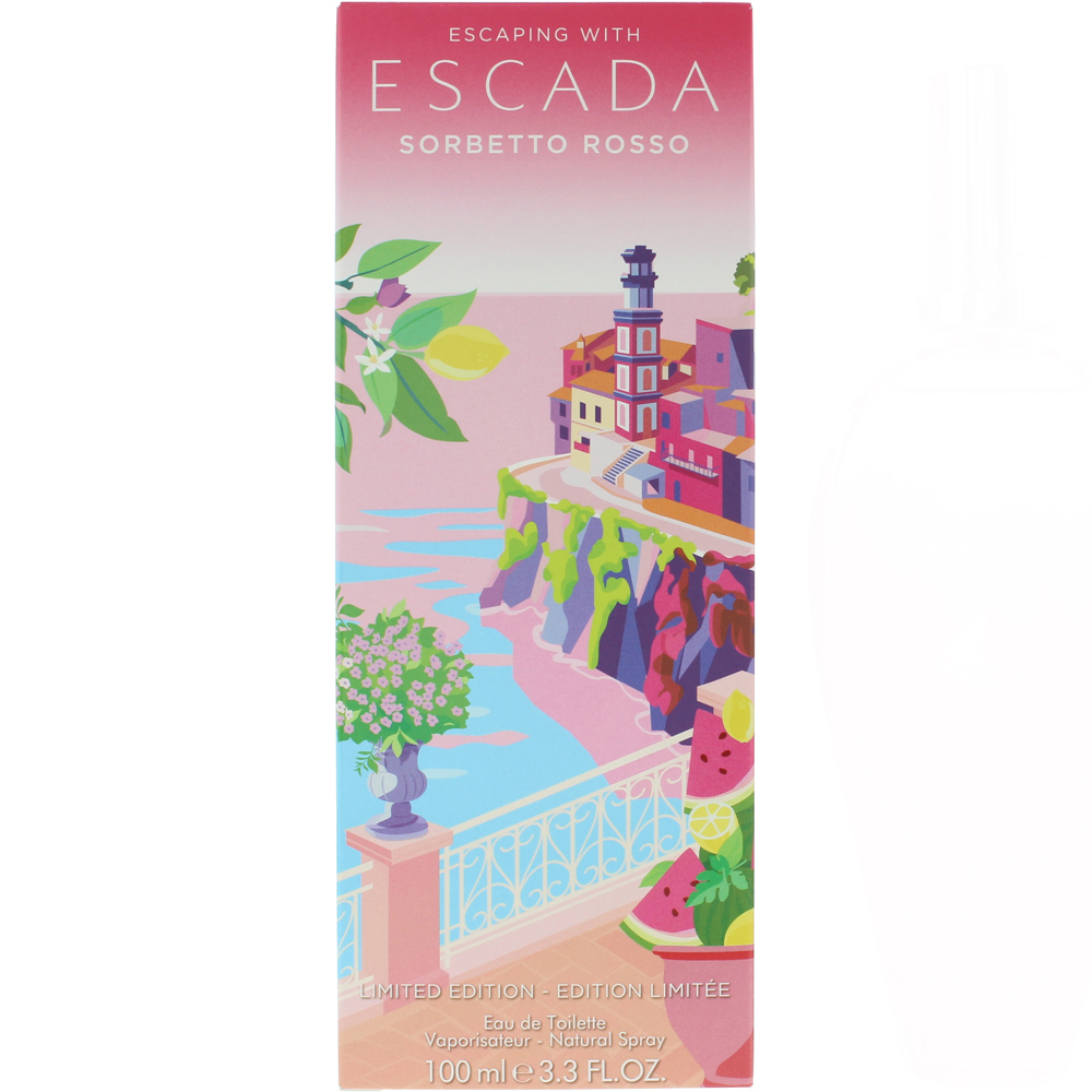 Escada Sorbetto Rosso Limited Edition Eau De Toilette 100ml Spray Image 3