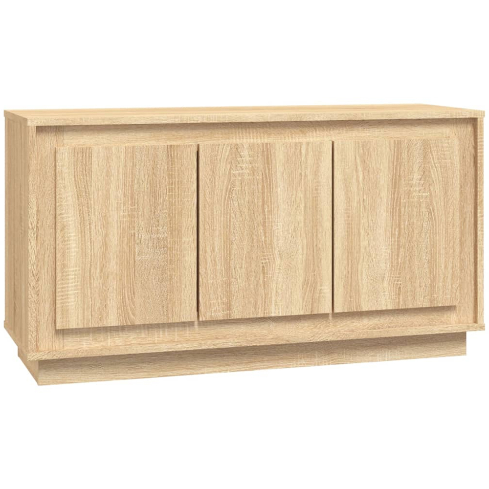 vidaXL 3 Door Sonoma Oak Sideboard Image 2