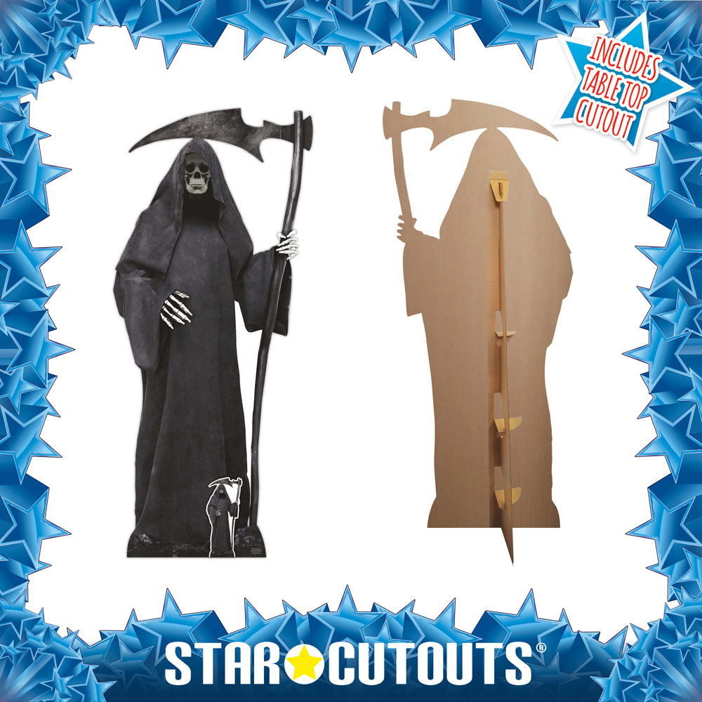 Star Cutouts Grim Reaper Cardboard Cutout 6.4ft Image 5