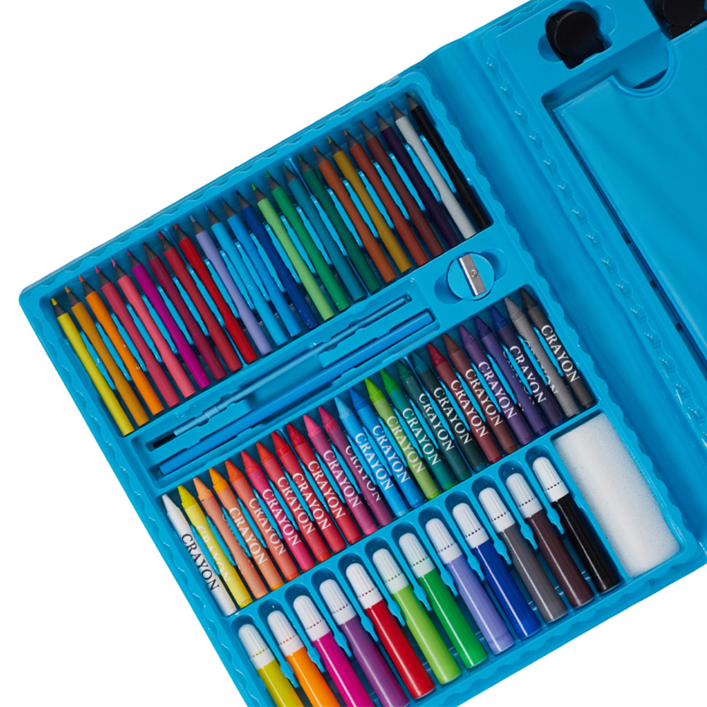 Tommy Toys 208 Piece Kids Blue Drawing and Painting Super Mega Art Set Image 5