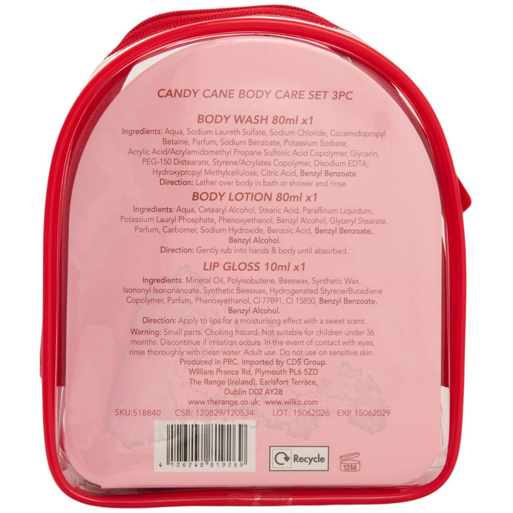 Candy Cane Body Care Gift Set Image 2