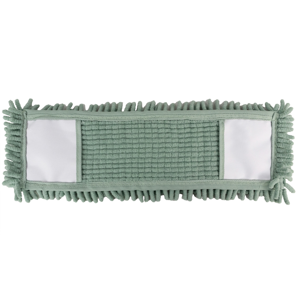 JVL Cleaning Green Replacement Chenille Mop Pad 2 Pack Image 2