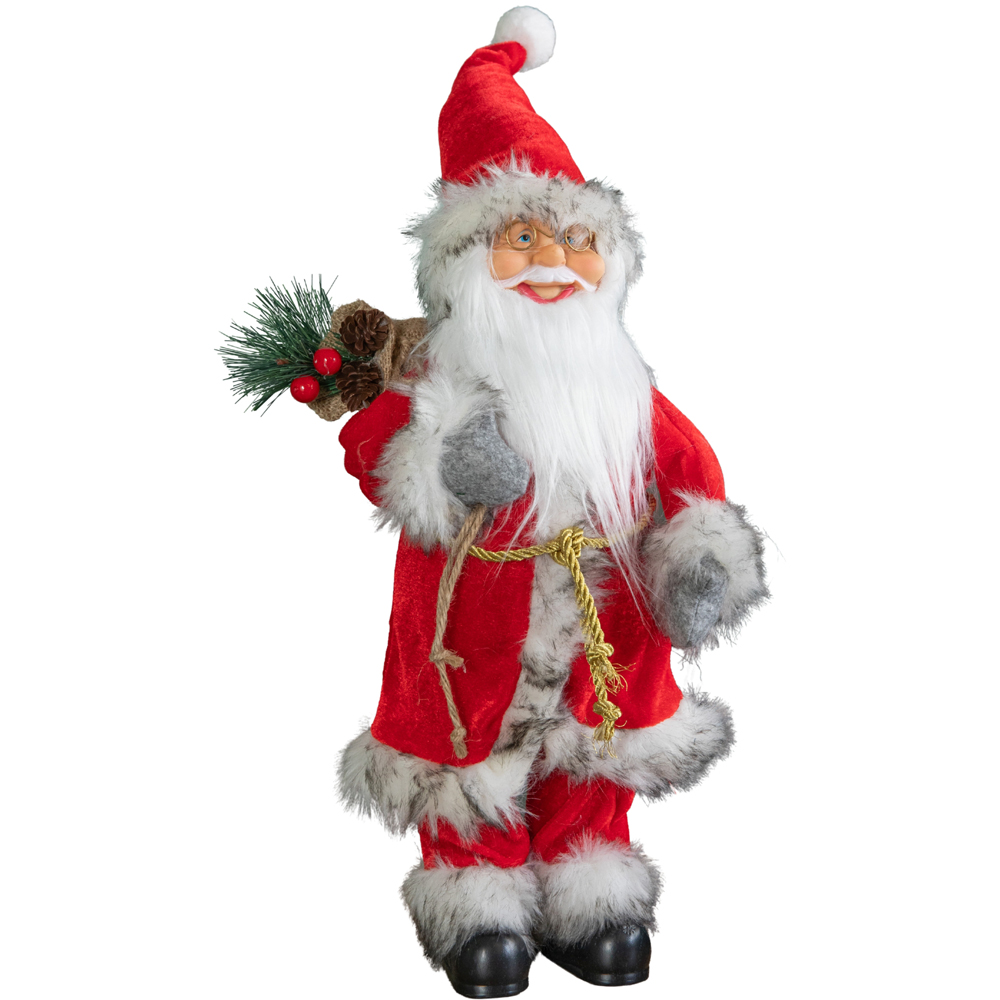 Samuel Alexander Large Traditional Santa Claus Figure Christmas Decoration 52cm Image