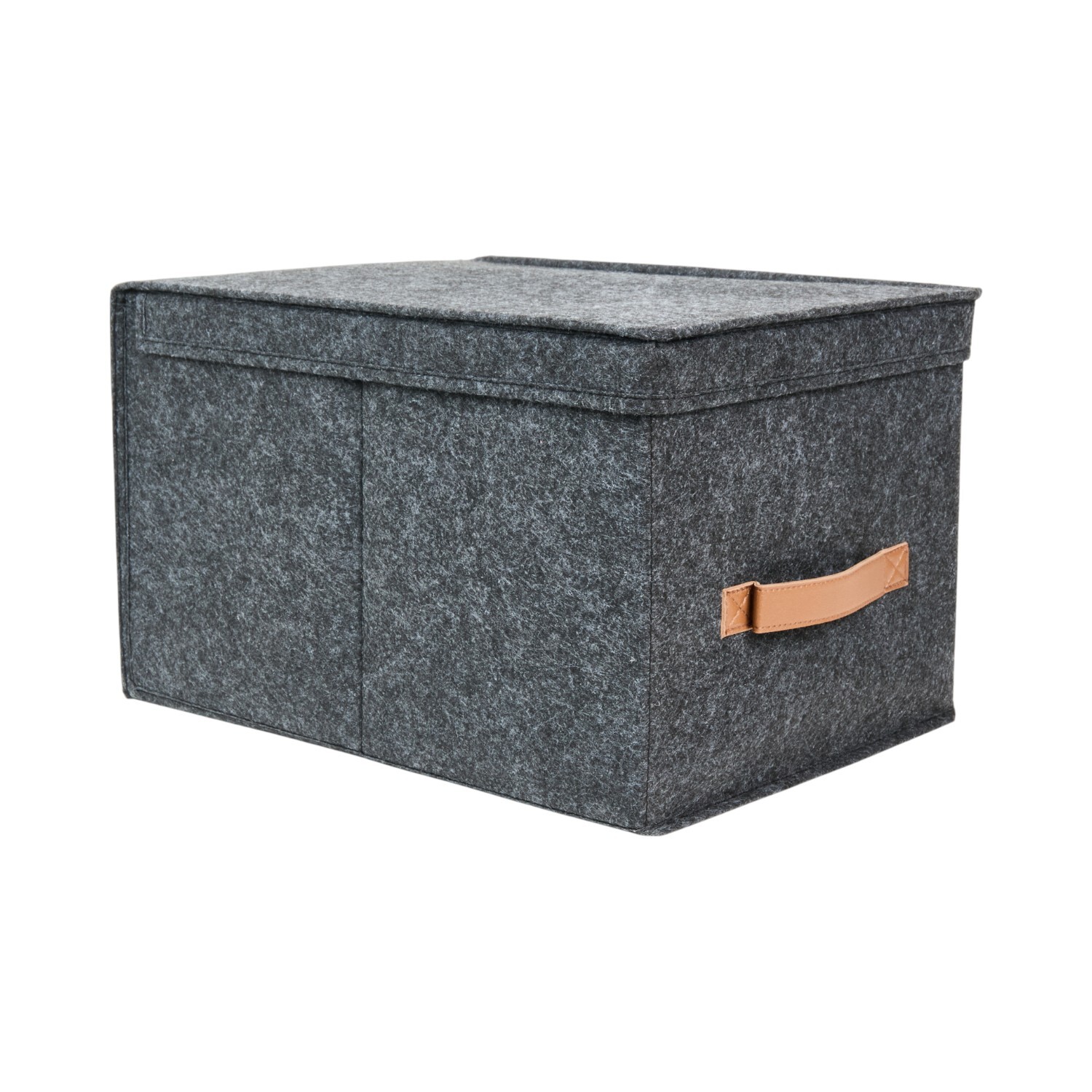 Malmo Felt Storage Box Grey Image 3