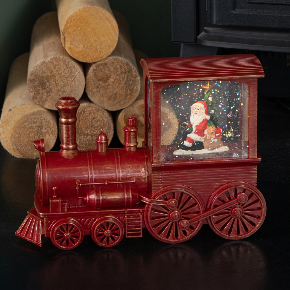 Samuel Alexander Snow Swirl Train Christmas Decoration 17cm Image 8