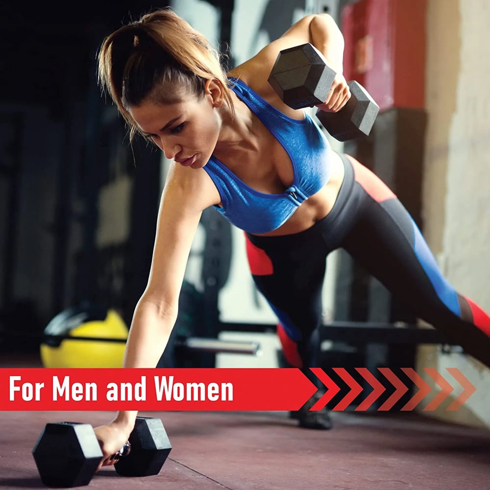 Body Revolution Hex Dumbbell Set 8kg 2 Pack Image 5