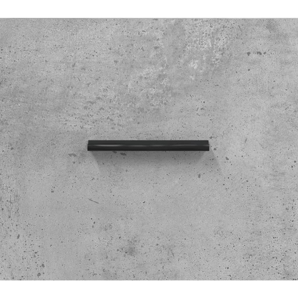 vidaXL 2 Door 2 Shelf Concrete Grey Wooden Sideboard Image 7