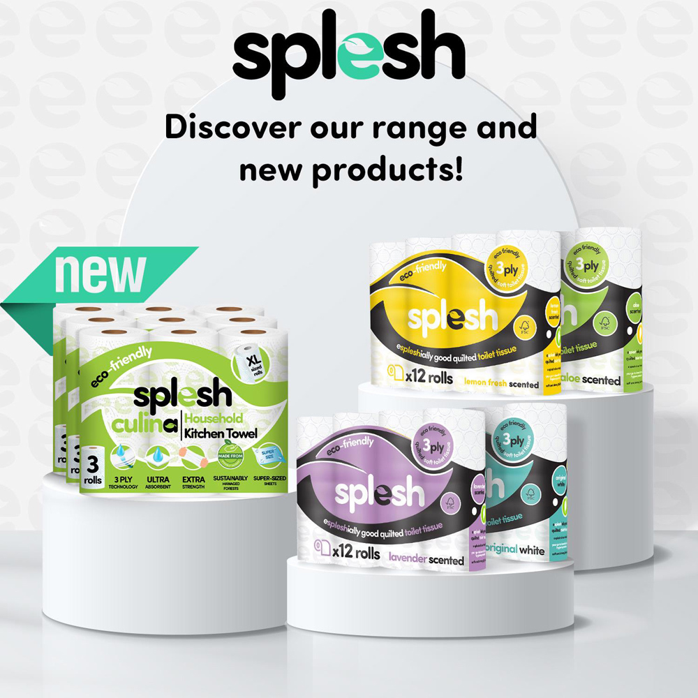 Splesh Quilted Lemon Soft Toilet Tissue 120 Rolls 3 Ply Image 7