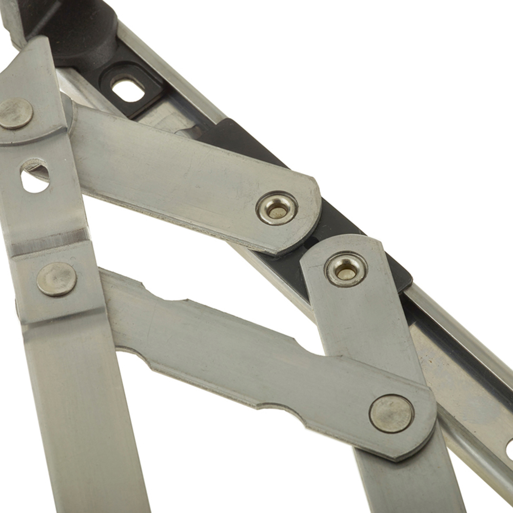 Crystal uPVC Double Glazed Window Top Hung Opener Grey White Obscure Glass 610x610mm Image 7